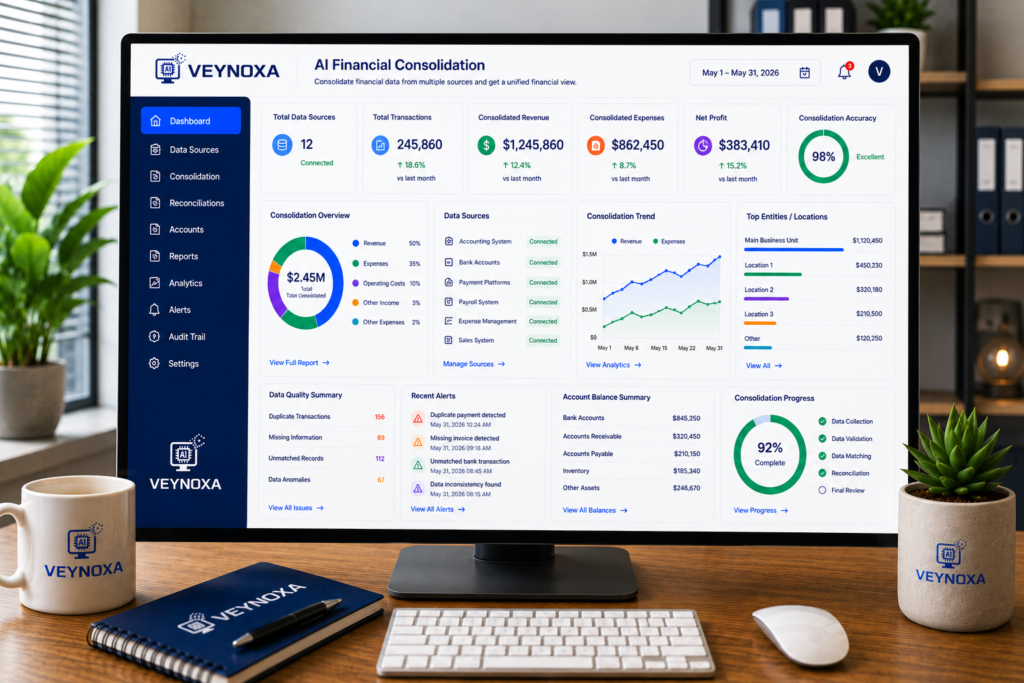 How AI Financial Reconciliation Helps Small Businesses AI financial reconciliation dashboard for small businesses